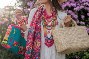 Ce que tout le monde oublie sur les accessoires bohèmes colorés du printemps