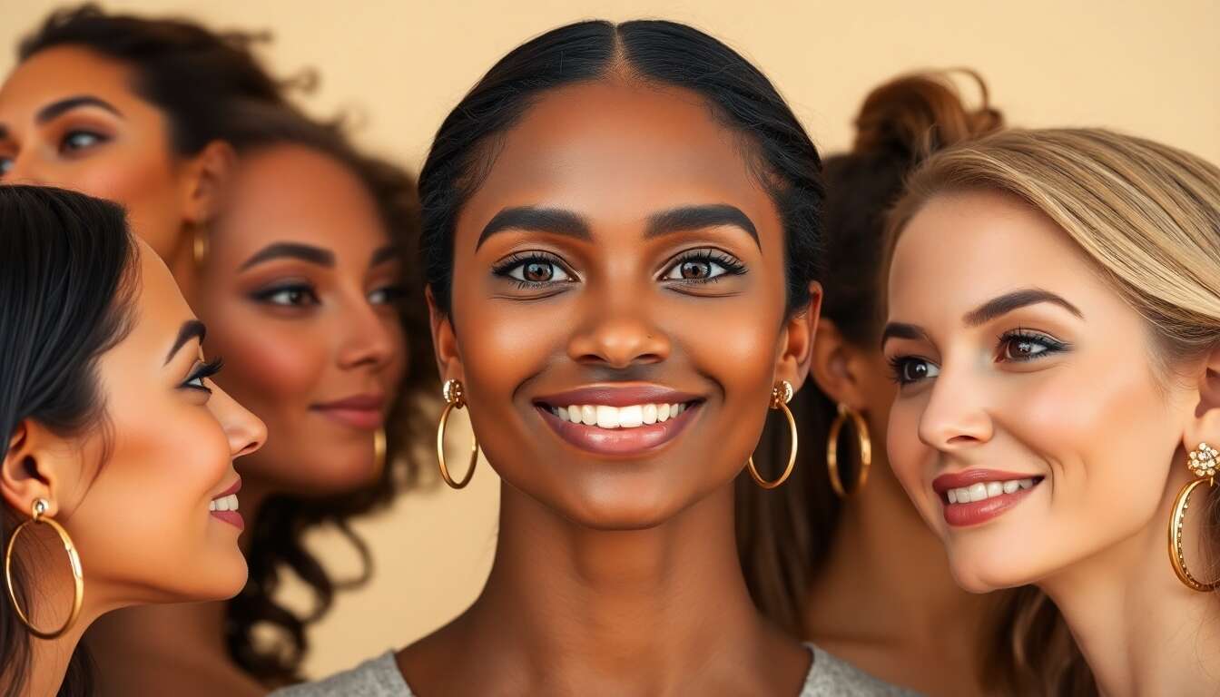 Les créoles et la forme du visage : le duo parfait