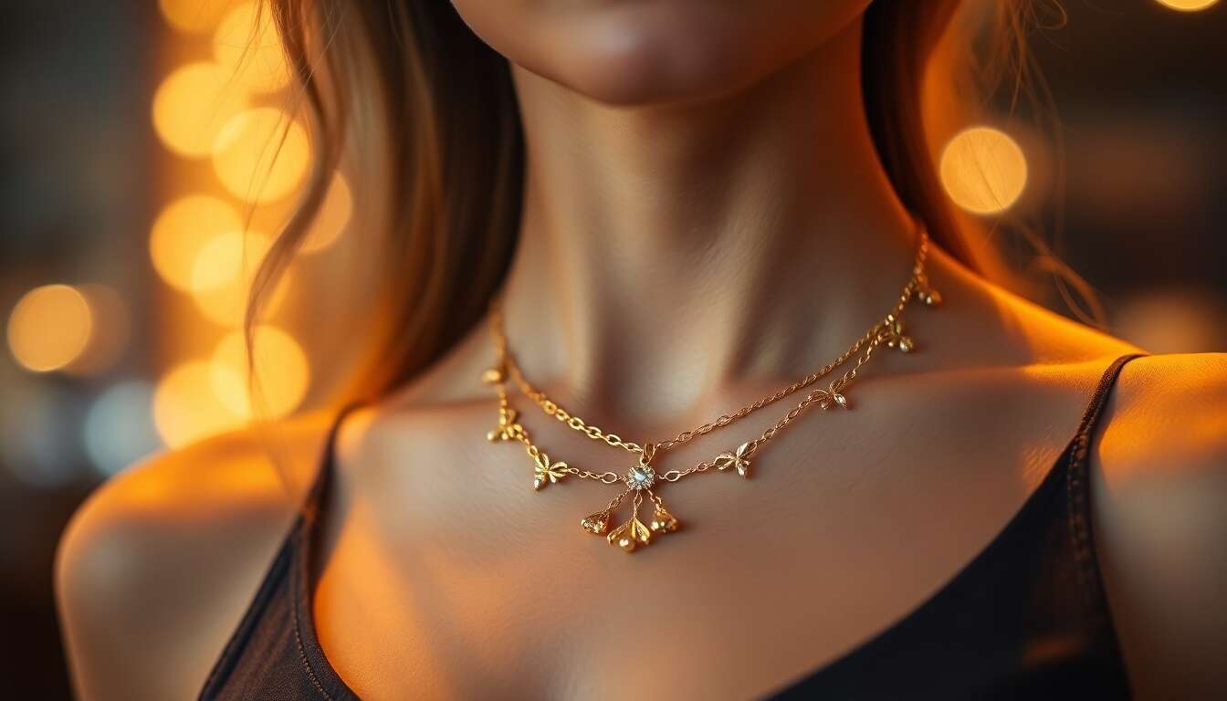 Tendances actuelles et styles populaires de bijoux plaqué or