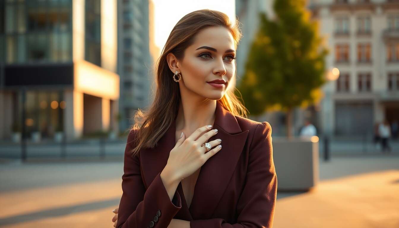 Associer sa bague de fiançailles avec sa tenue et ses bijoux