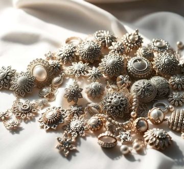 Sélection de bijoux argentés pour un mariage élégant